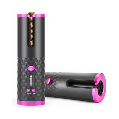 Wireless Ceramic Auto Curler | Portable USB Hair Styler