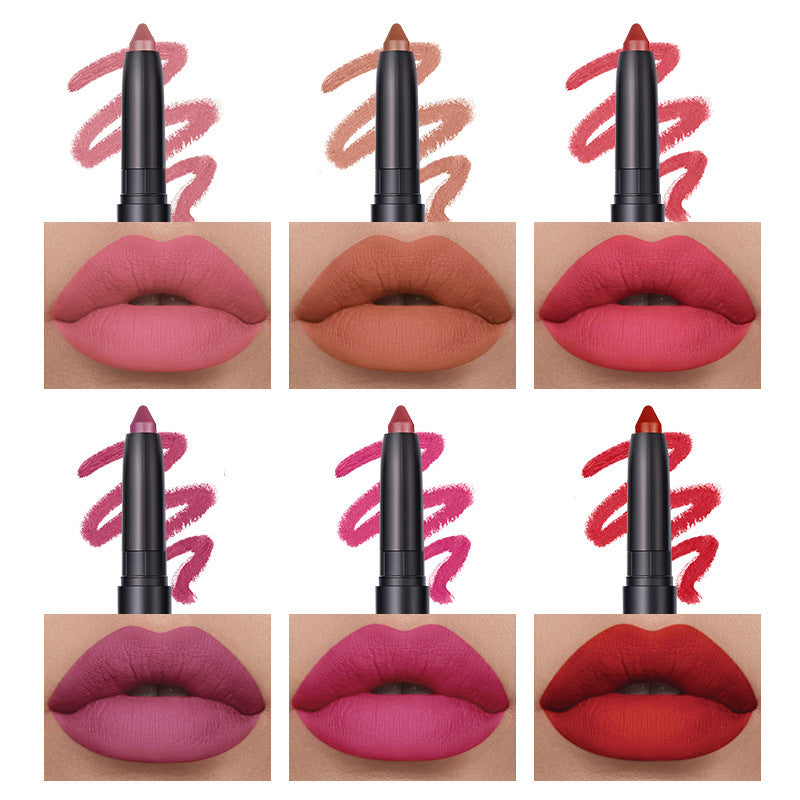 Langmanni 6-Piece Matte Lipstick & Gloss Set