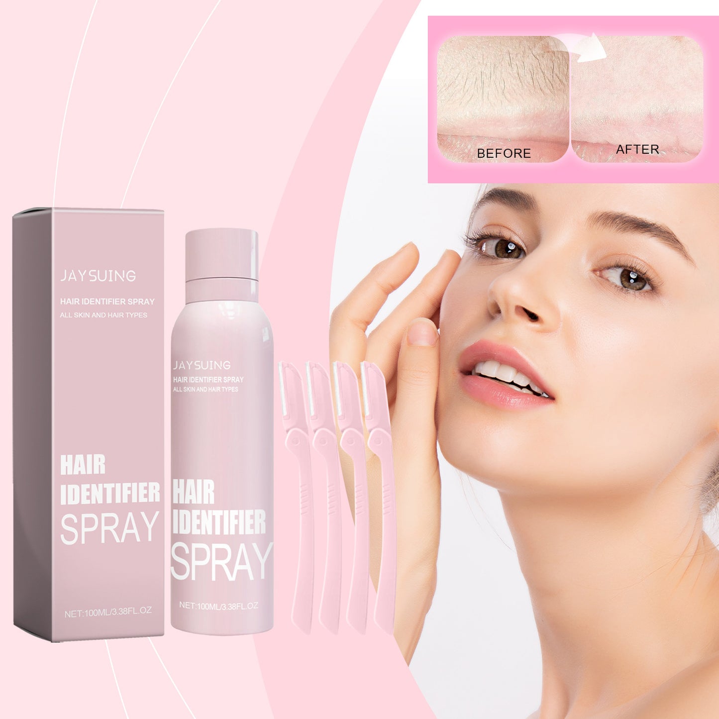 SmoothSkin Face Shaving Spray Set